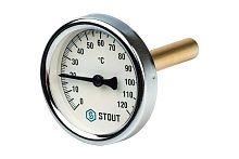 Термометр биметаллический Stout Т 63/50